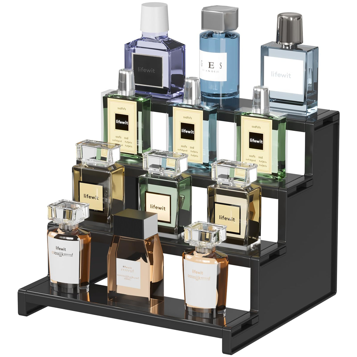 Lifewit Perfume Organizer, Cologne Stand Tool-Free Assembly, 9", 1 Pcs