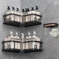 Veken Corner Shower Caddy 3-Pack, Advanced Rustproof Design&Stable Storage