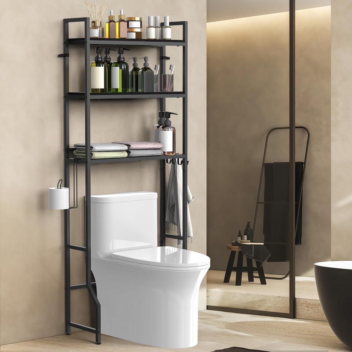 Over the Toilet Storage Cabinet Bathroom Storage Above Toilet