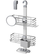 Adjustable Shower Caddy Hanging Over Shower Head, Storage Organizer Rack