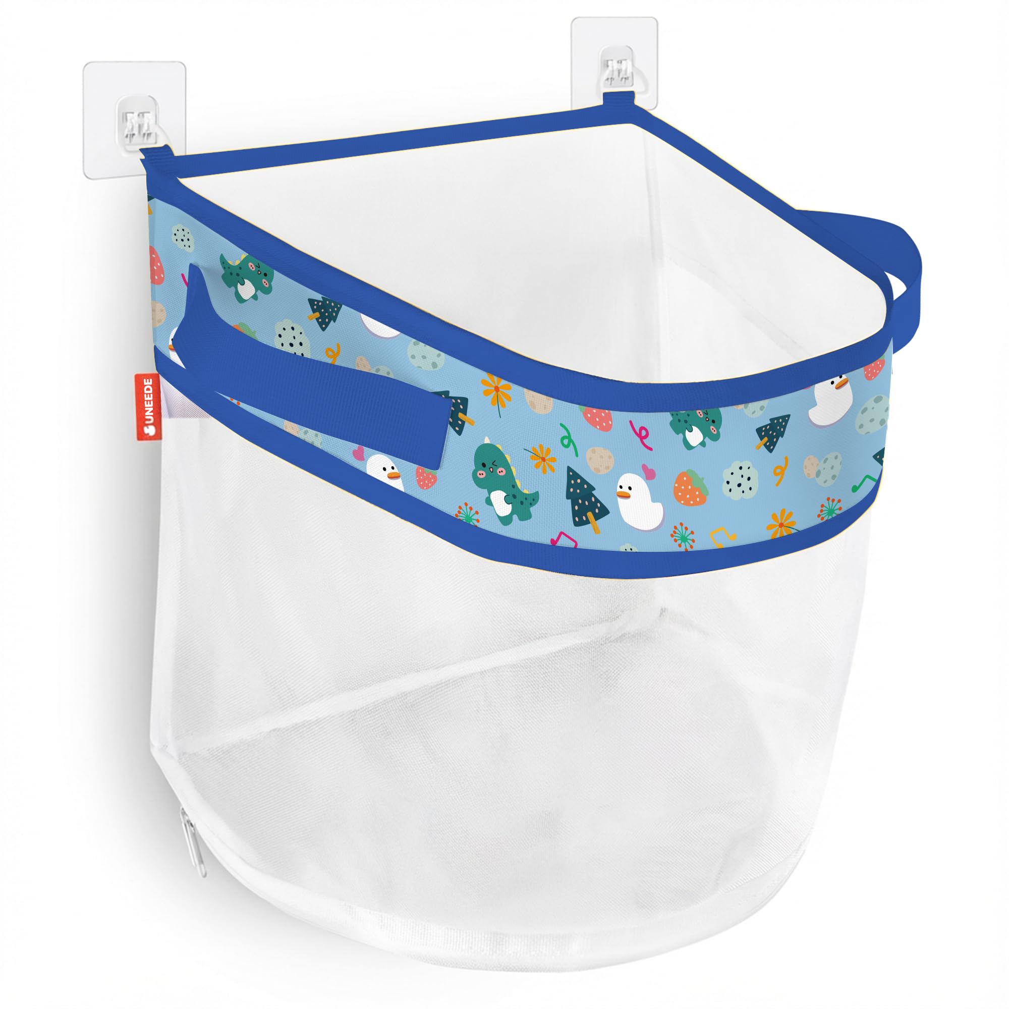 UNEEDE Bath Toy Organizer,4 Gallons Bathtub Toy Storage Organizer
