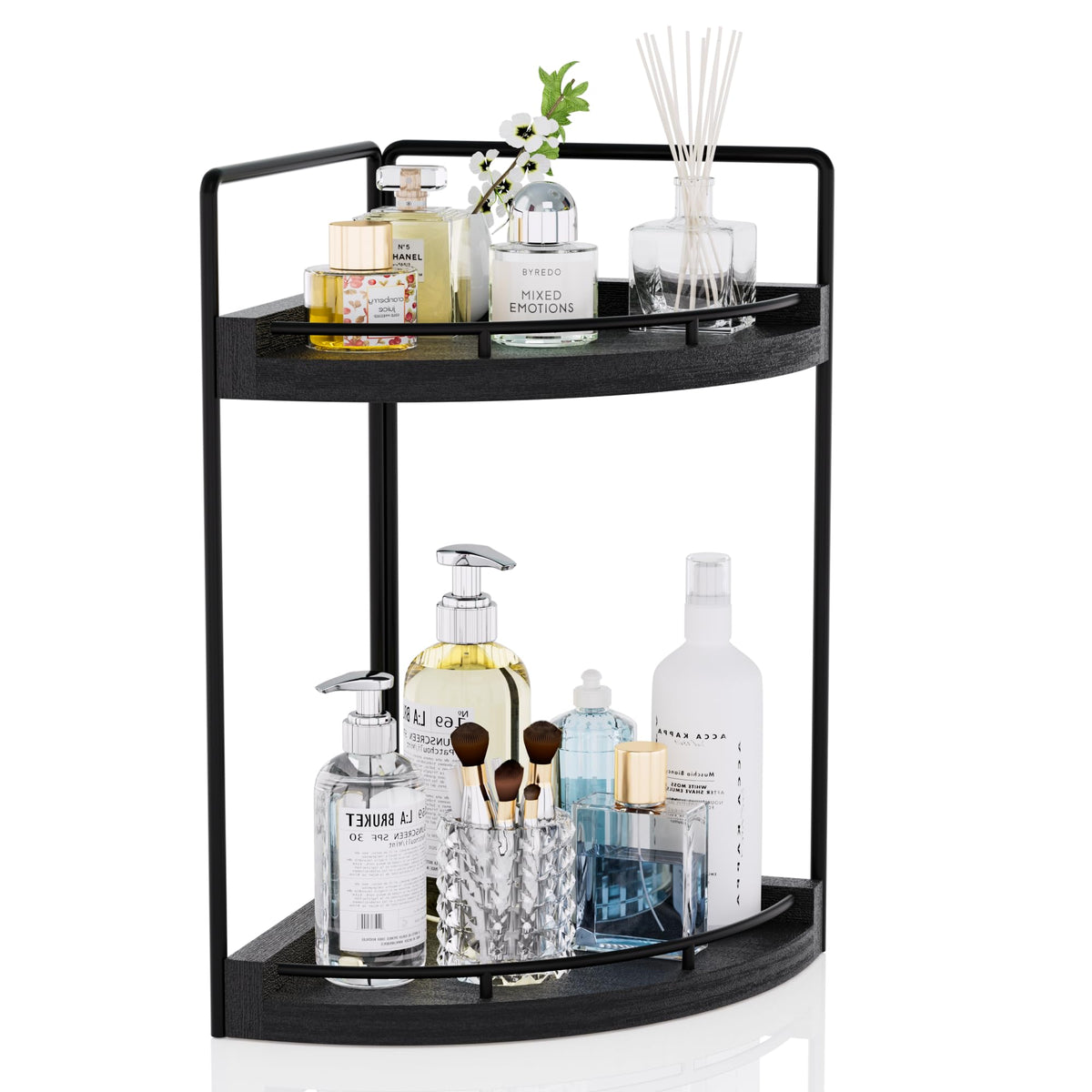 Corner Bathroom Counter Organizer, 3 Tier Bathroom Sink Shelf