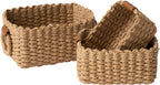 LA JOLIE MUSE Small Wicker Baskets for Organizing, Desert 3 Pack