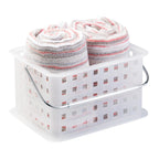 iDesign Small Shower Caddy, Clear Frost