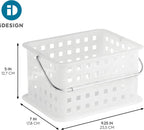 iDesign Small Shower Caddy, Clear Frost