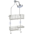 SMARTAKE Hanging Shower Head Caddy, Shower Shelf Organizer, Silver