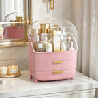 Vtopmart 3-Tier Skincare Makeup Organizer with Drawers, White