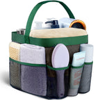 Mesh Shower Caddy Portable - 9 Pockets for College Dorm Room Essential