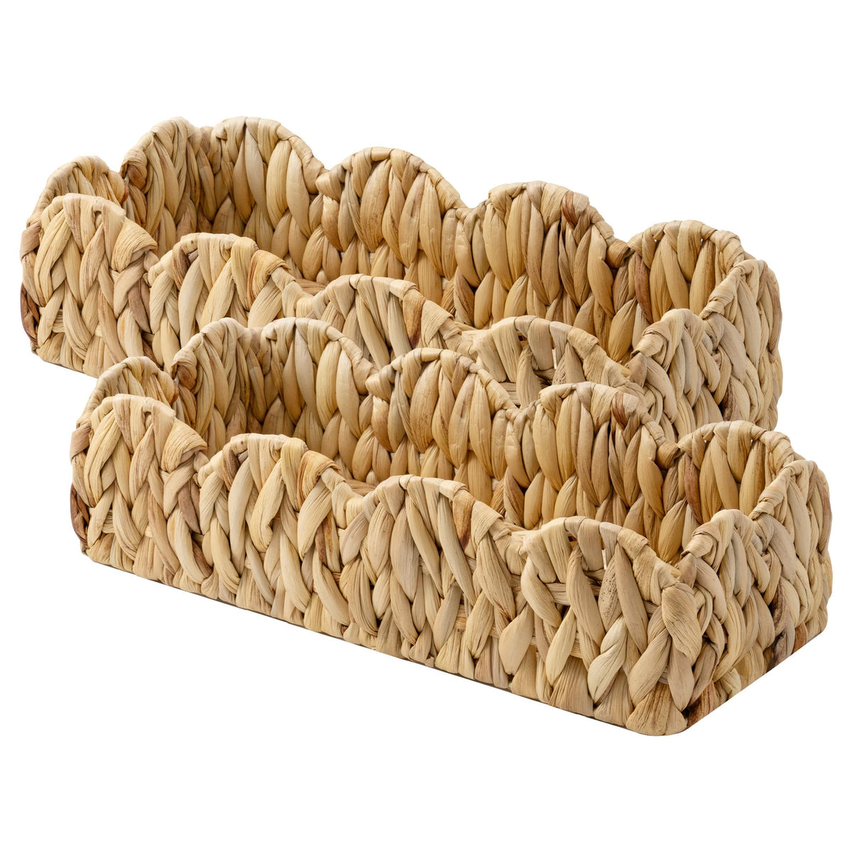 StorageWorks Wicker Toilet Paper Basket, Toilet Tank Basket for Bathroom