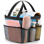 Mesh Shower Caddy Portable - 9 Pockets for College Dorm Room Essential
