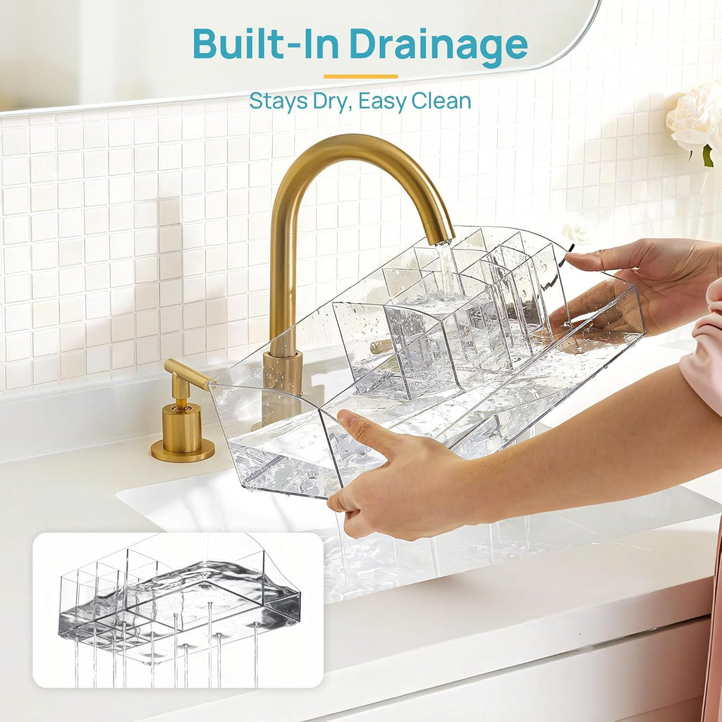 Vtopmart 5 PCS Bathroom Countertop Organizer Sets