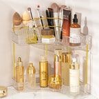 Makeup Organizer 3 Tier Bathroom Counter Organizer with Makeup Brush Holder