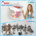UNEEDE Bath Toy Organizer,4 Gallons Bathtub Toy Storage Organizer