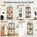 Consumest Corner Shower Caddy Stand - Rustproof Bathroom Organizer&Storage