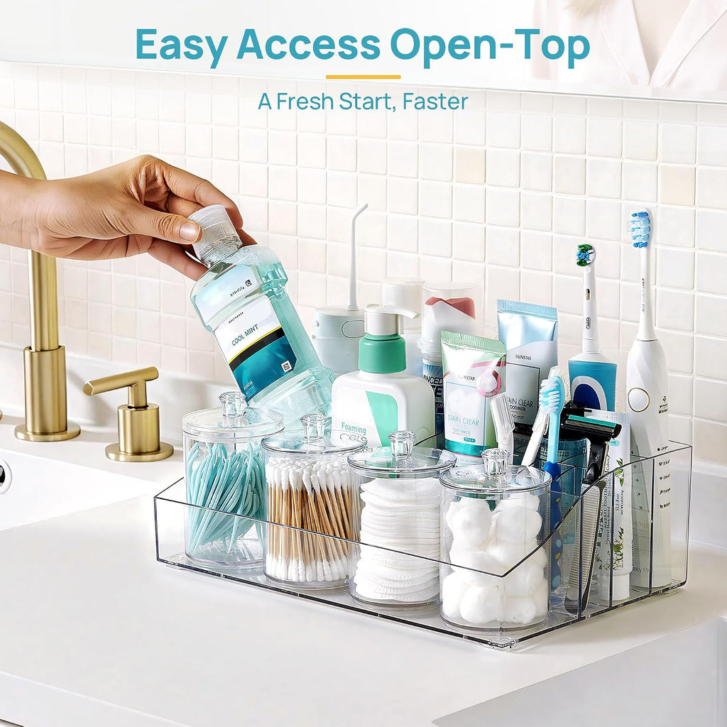 Vtopmart 5 PCS Bathroom Countertop Organizer Sets