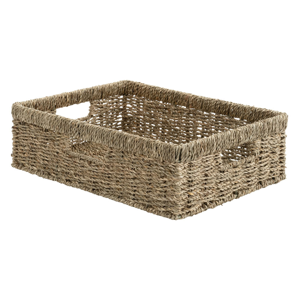 StorageWorks Wicker Baskets for Storage, Wicker Storage Baskets, 1-Pack