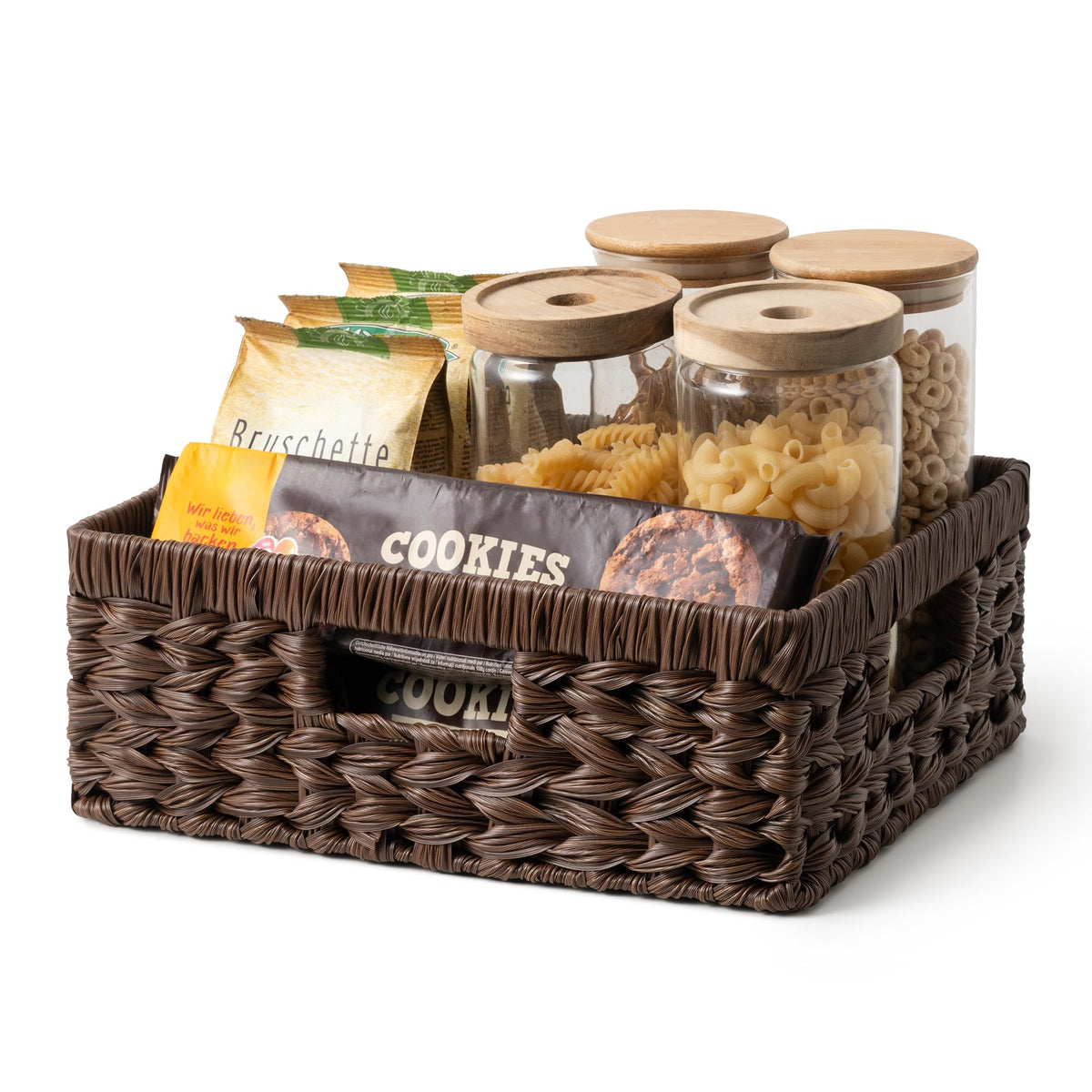 GRANNY SAYS Wicker Storage Baskets for Organizing, Basket Organizer, 2-Pack