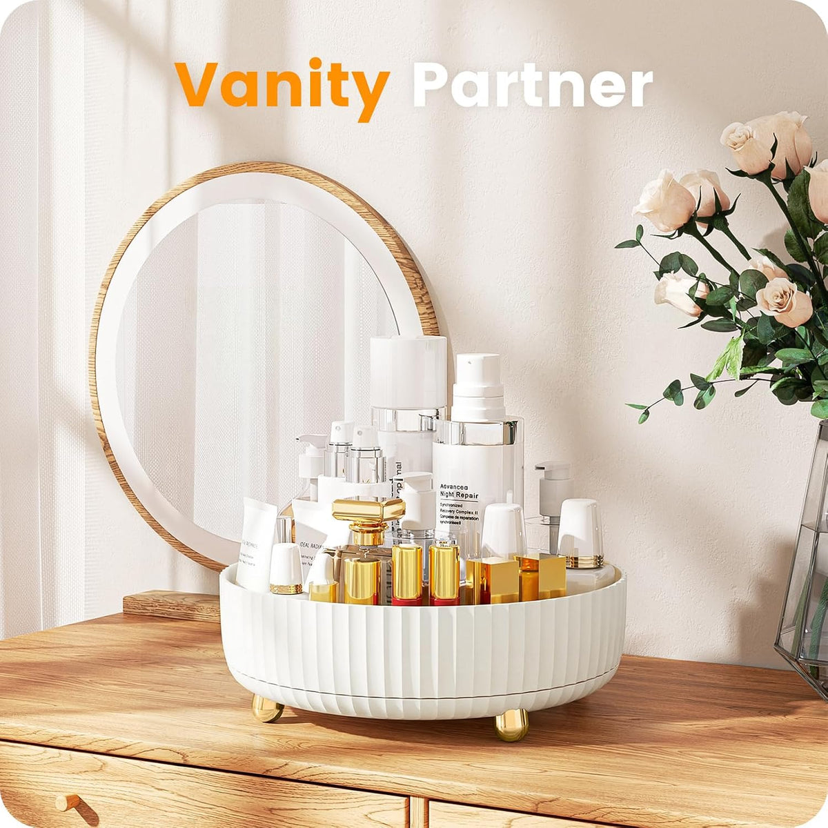 A-LuGei 11" Perfume Organizer, Lazy Susan Desk organizer, Vanity Organizer