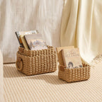 LA JOLIE MUSE Small Wicker Baskets for Organizing, Desert 3 Pack