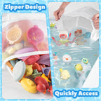 UNEEDE Bath Toy Organizer,4 Gallons Bathtub Toy Storage Organizer