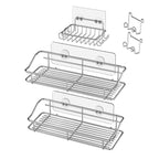 Nieifi Shower Caddy Adhesive, Shower Shelves, Shampoo Holder for Bathroom