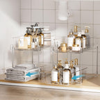 Vtopmart 4 Pack Pull Out Bathroom Under Sink Organizer (S-Standard)