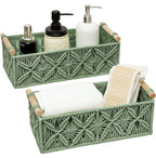Boho Decor Basket for Toilelt Paper Storage Baskets for Organizing