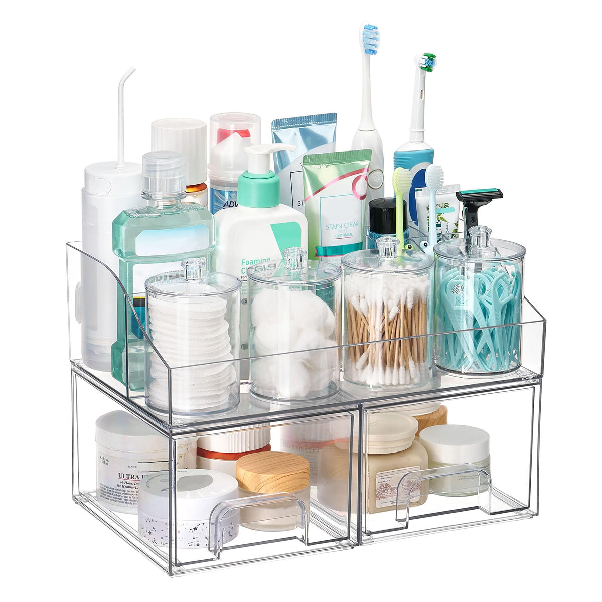 Vtopmart 5 PCS Bathroom Countertop Organizer Sets
