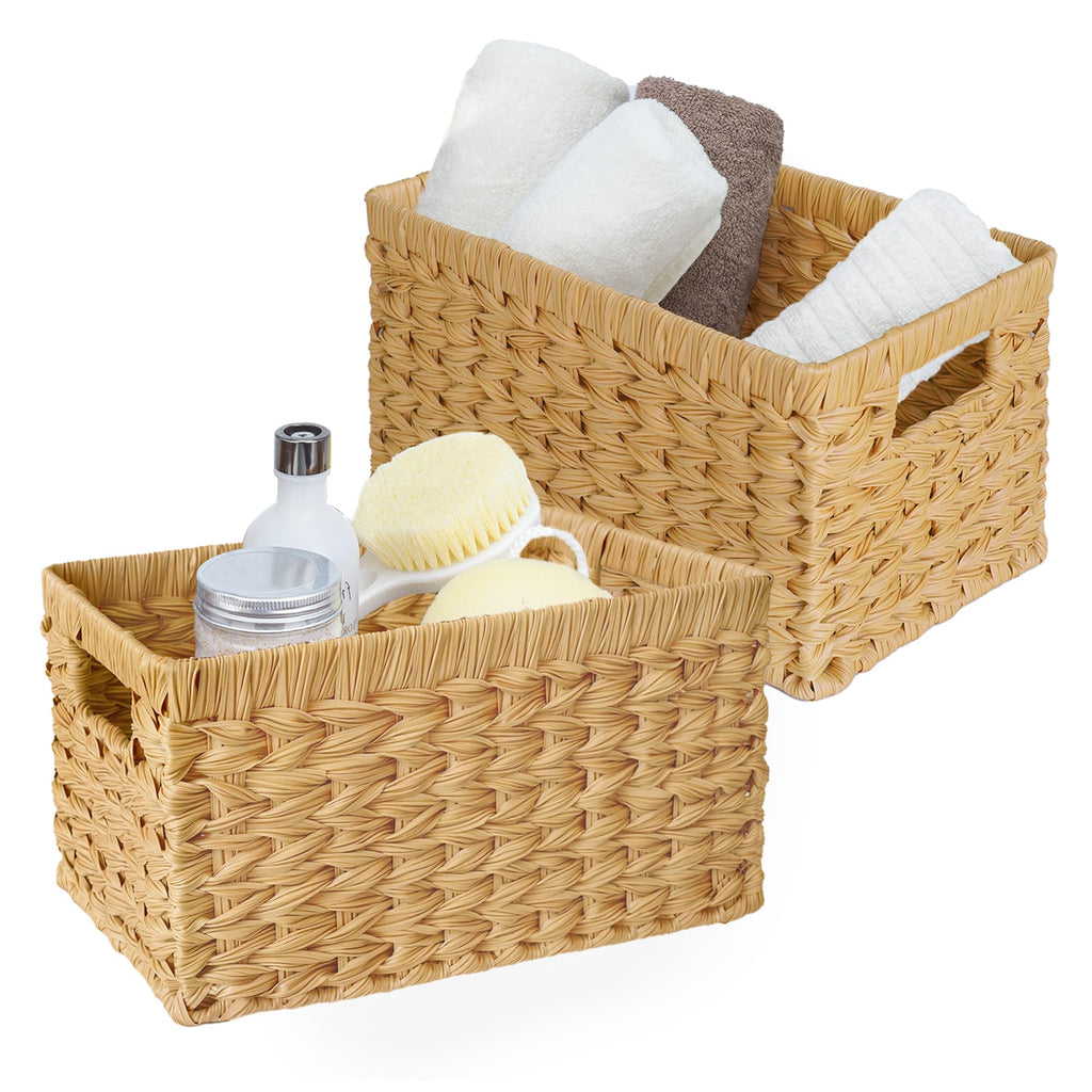 GRANNY SAYS Wicker Storage Baskets for Organizing, Basket Organizer, 2-Pack