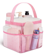 Mesh Shower Caddy Portable - 9 Pockets for College Dorm Room Essential