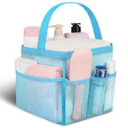 Mesh Shower Caddy Portable - 9 Pockets for College Dorm Room Essential