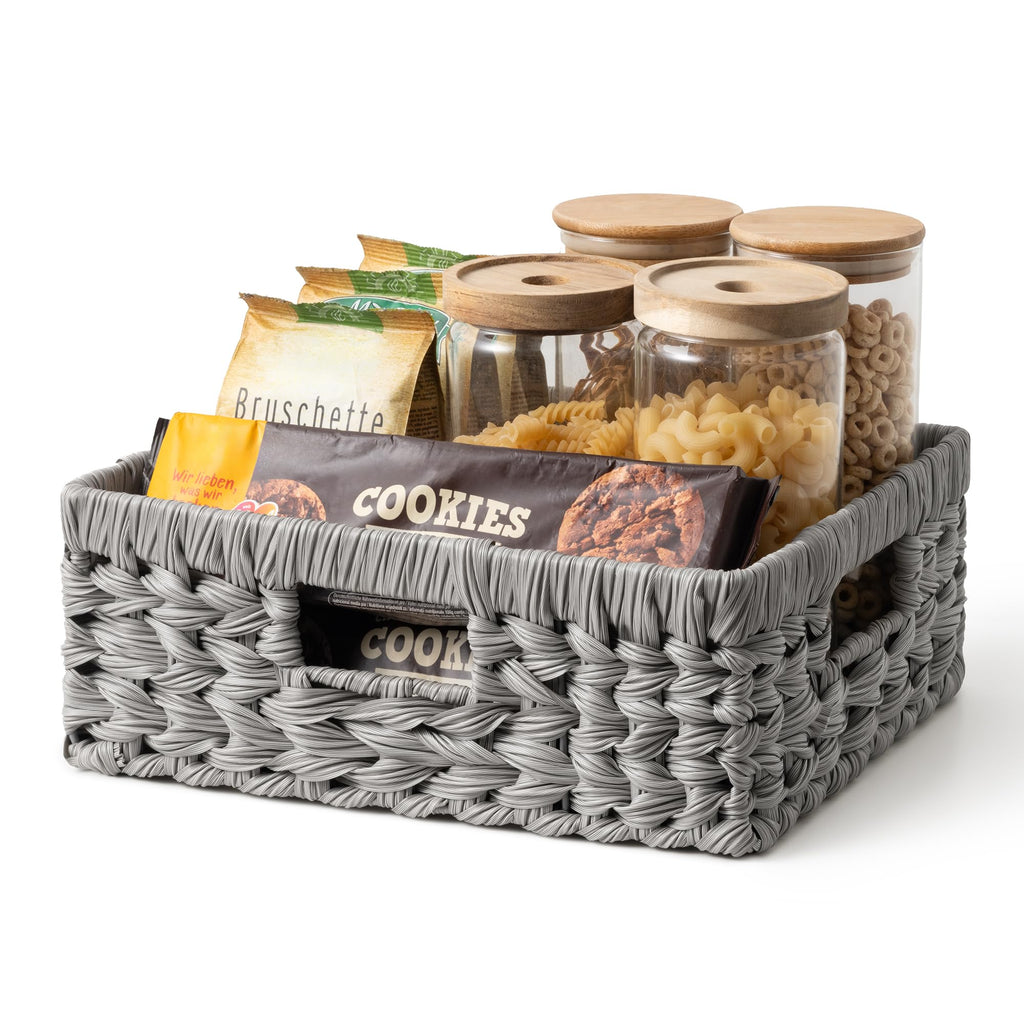 GRANNY SAYS Wicker Storage Baskets for Organizing, Basket Organizer, 2-Pack