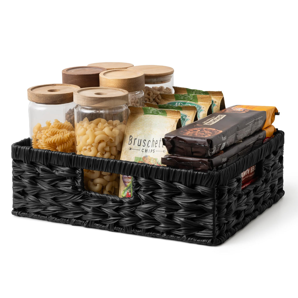 GRANNY SAYS Wicker Storage Baskets for Organizing, Basket Organizer, 2-Pack