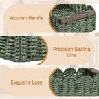 Wicker Baskets for Organizing Toilet Paper Storage Basket