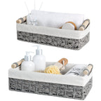 StorageWorks Bathroom Basket for Toilet Tank Top, Toilet Paper Baskets