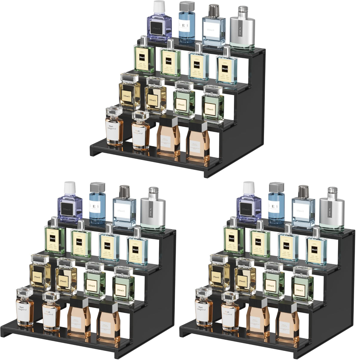 Lifewit Perfume Organizer, Cologne Stand Tool-Free Assembly, 9", 1 Pcs