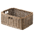 StorageWorks Wicker Baskets for Storage, Wicker Storage Baskets, 1-Pack