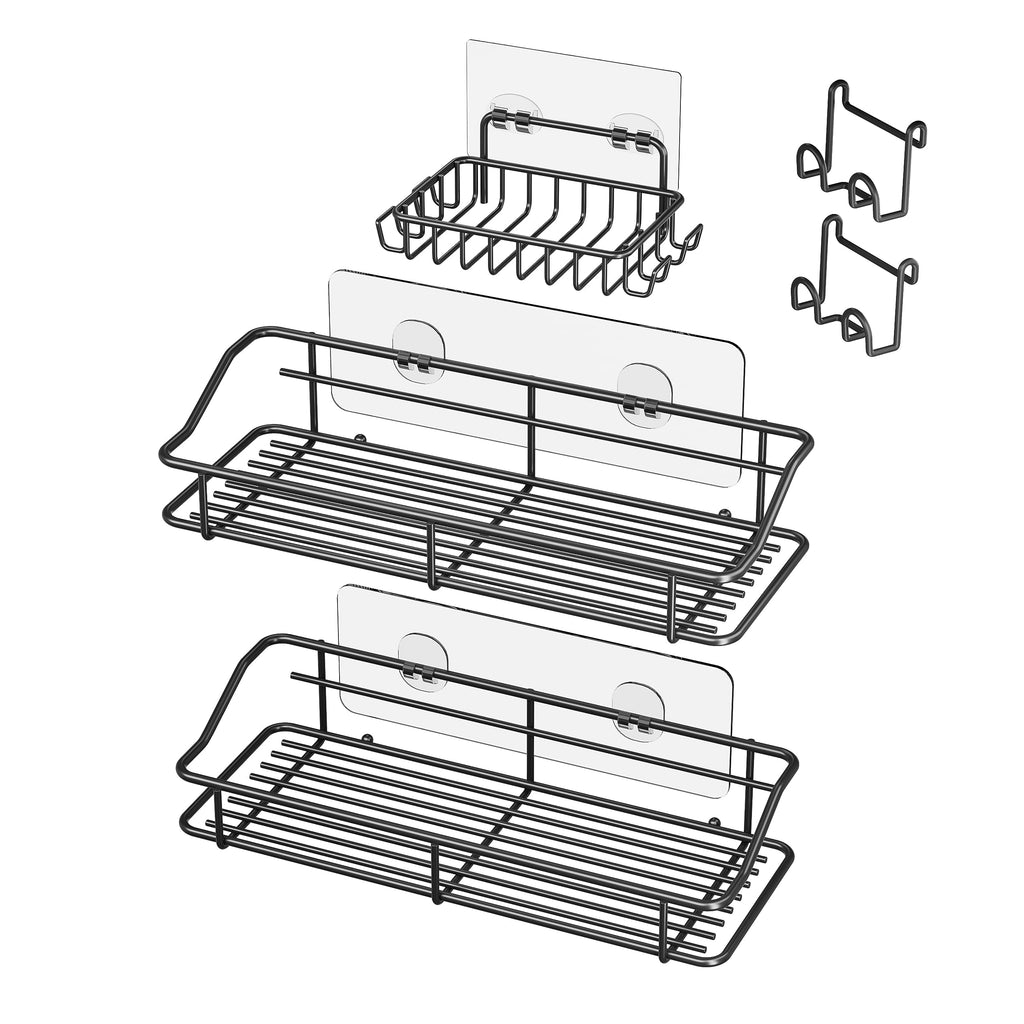 Nieifi Shower Caddy Adhesive, Shower Shelves, Shampoo Holder for Bathroom