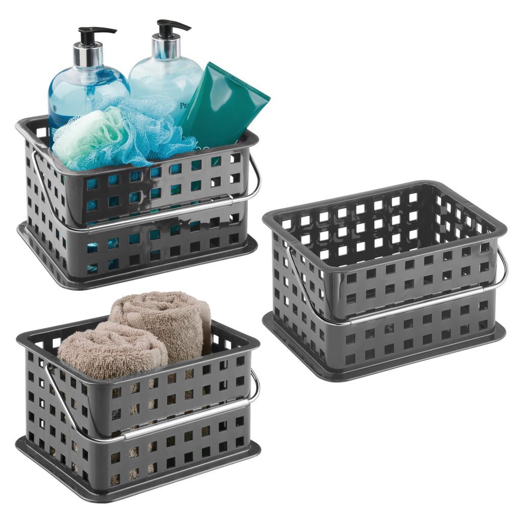 iDesign Small Shower Caddy, Clear Frost