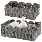 Wicker Baskets for Organizing Toilet Paper Storage Basket