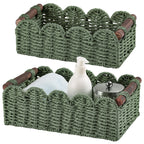 Wicker Baskets for Organizing Toilet Paper Storage Basket