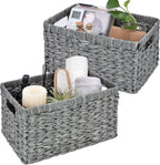 GRANNY SAYS Wicker Storage Baskets for Organizing, Basket Organizer, 2-Pack